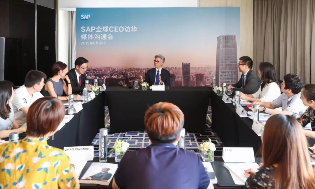 SAP CEO 孟鼎銘中國行
